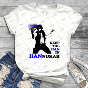 Keep The Han In Hannukah - Gift Idea Shirt For Men Tee For Women Classic Retro Vintage Graphic T-Shirt