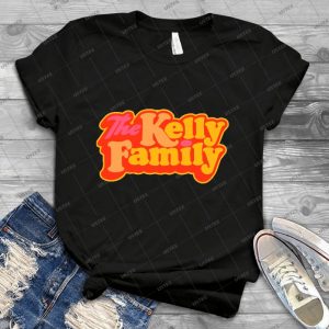 Kelly Familienlogo Orange - Vintage Men's Shirt Tshirt For Women Classic Handmade Shirt Retro Graphic Tee