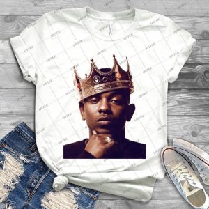 Kendrick Lamar- The King - Gift Idea Shirt For Men Tee For Women Classic Retro Vintage Graphic T-Shirt