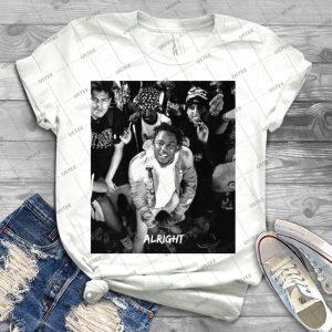 Kendrick Lamar-Alright - Music Video - - Best Unisex Trending Handmade T-shirt Gift Idea For Men T-shirt For Woman