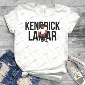 Kendrick Lamar-Text Portrait - Gift Idea Shirt For Men Tee For Women Classic Retro Vintage Graphic T-Shirt