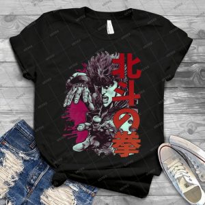 Kenshiro 02 6 - Vintage Men's Shirt Tshirt For Women Classic Handmade Shirt Retro Graphic Tee