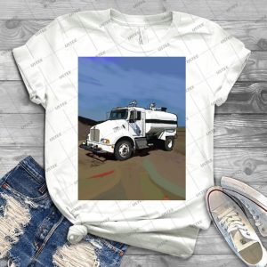 Kenworth T300 Water Truck 33 - Trending Shirt For Women Vintage Retro Tee For Men Kid's T-Shirt Handmade Shirt