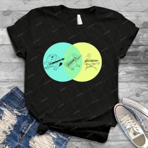 Keytar Platypus Venn Diagram - Best Unisex Trending Handmade T-shirt Gift Idea For Men T-shirt For Woman