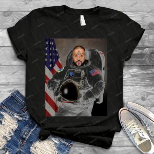 Khaled In Space - Vintage Men's Shirt Tshirt For Women Classic Handmade Shirt Retro Graphic Tee
