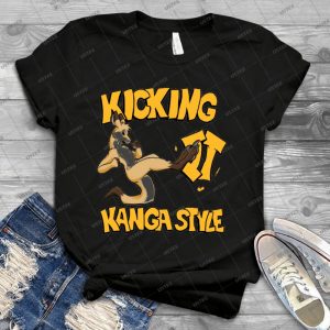Kicking It Kanga Style - Best Unisex Trending Handmade T-shirt Gift Idea For Men T-shirt For Woman