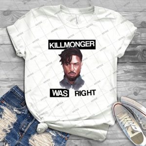 Killmonger War Rechts - Vintage Men's Shirt Tshirt For Women Classic Handmade Shirt Retro Graphic Tee