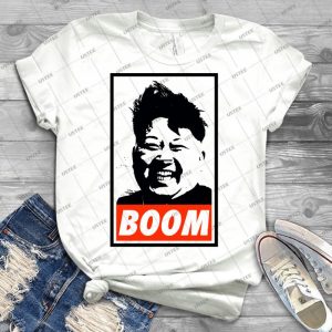 Kim Jong Un Boom - Trending Shirt For Women Vintage Retro Tee For Men Kid's T-Shirt Handmade Shirt