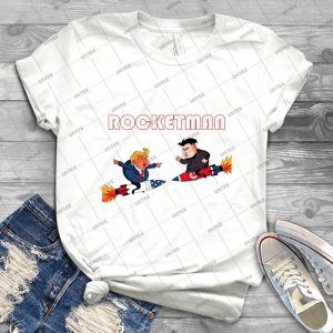 Kim Jong Un The Rocket Man - Gift Idea Shirt For Men Tee For Women Classic Retro Vintage Graphic T-Shirt