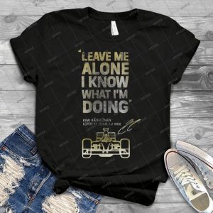Kimi Raikkonen Leave Me Alone - Best Unisex Trending Handmade T-shirt Gift Idea For Men T-shirt For Woman