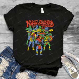 King And Gizzard 76 - Gift Idea Shirt For Men Tee For Women Classic Retro Vintage Graphic T-Shirt