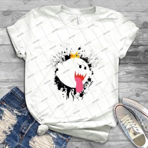 King Boo Splattery Design - Gift Idea Shirt For Men Tee For Women Classic Retro Vintage Graphic T-Shirt