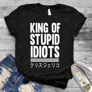 King Of Stupid Idiots - Vintage Men's Shirt Tshirt For Women Classic Handmade Shirt Retro Graphic Tee