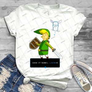 King Of The Hill - Lien De Zelda Et Navi - Parodie - Dang Bobby, Ă©coute  94 - Vintage Men's Shirt Tshirt For Women Classic Handmade Shirt Retro Graphic Tee