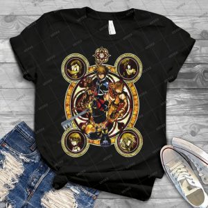 Kingdom Hearts Sora Stained Glass - Trending Shirt For Women Vintage Retro Tee For Men Kid's T-Shirt Handmade Shirt
