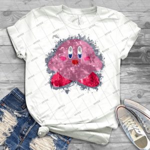 Kirby Splatter 6 - Gift Idea Shirt For Men Tee For Women Classic Retro Vintage Graphic T-Shirt