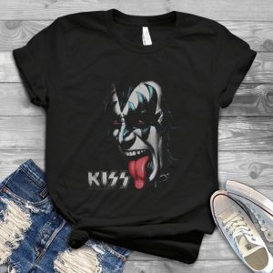 Kiss Gene Simmons Men Shirt - Thank You For The Memories Kiss Band Vintage Handmade Shirt