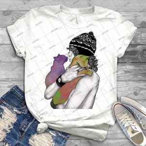 Kittens T Shirt 91 - Vintage Men's Shirt Tshirt For Women Classic Handmade Shirt Retro Graphic Tee