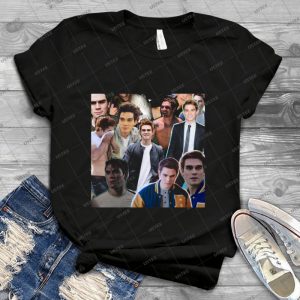 Kj Apa-archie Andrews-riverdale - Vintage Men's Shirt Tshirt For Women Classic Handmade Shirt Retro Graphic Tee