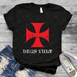 Knights Templar Cross Distressed T-Shirt 70 - Trending Shirt For Women Vintage Retro Tee For Men Kid's T-Shirt Handmade Shirt