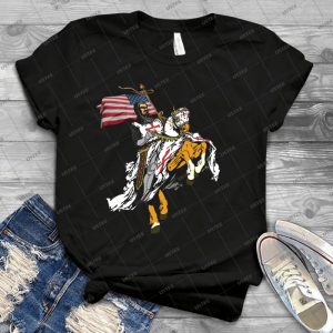 Knights Templar Us Flag T-Shirt 2 - Trending Shirt For Women Vintage Retro Tee For Men Kid's T-Shirt Handmade Shirt