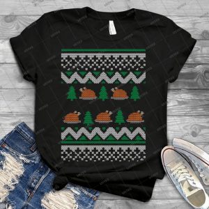Knitted Chicken Green 2 - Vintage Men's Shirt Tshirt For Women Classic Handmade Shirt Retro Graphic Tee