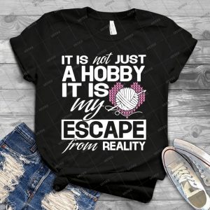 Knitting 23 - Vintage Men's Shirt Tshirt For Women Classic Handmade Shirt Retro Graphic Tee