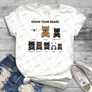 Know Your Bears - Best Unisex Trending Handmade T-shirt Gift Idea For Men T-shirt For Woman