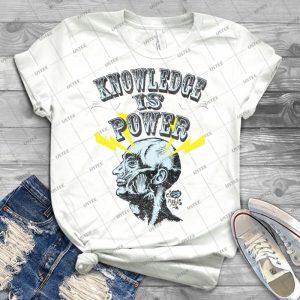 Knowledge Is Power - Gift Idea Shirt For Men Tee For Women Classic Retro Vintage Graphic T-Shirt