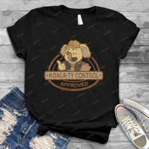 Koala-ty Control 88 - Vintage Men's Shirt Tshirt For Women Classic Handmade Shirt Retro Graphic Tee