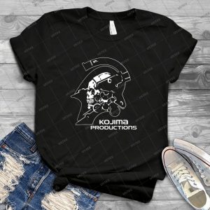 Kojima Productionsã‚â® - Vintage Men's Shirt Tshirt For Women Classic Handmade Shirt Retro Graphic Tee