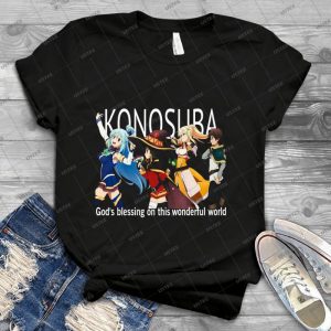 Konosuba_210 - Trending Shirt For Women Vintage Retro Tee For Men Kid's T-Shirt Handmade Shirt