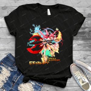 Kotori Date-A-Live Efreet Anime T-Shirt Black - Best Unisex Trending Handmade T-shirt Gift Idea For Men T-shirt For Woman