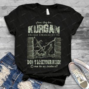 Kurgan Home Demolition 43 - Vintage Men's Shirt Tshirt For Women Classic Handmade Shirt Retro Graphic Tee