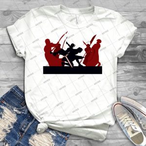 Kylo Ren And Rey Vs- Snoke S Praetorian Guard - Vintage Men's Shirt Tshirt For Women Classic Handmade Shirt Retro Graphic Tee