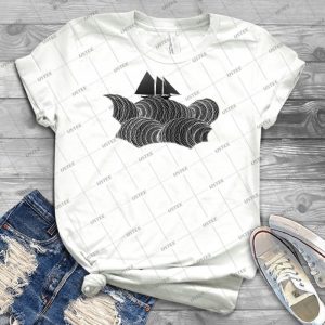 L&39;Ancienne Mer 55 - Vintage Men's Shirt Tshirt For Women Classic Handmade Shirt Retro Graphic Tee