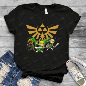 La Lã©gende De Zelda 71 - Vintage Men's Shirt Tshirt For Women Classic Handmade Shirt Retro Graphic Tee