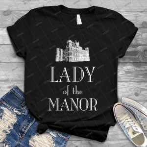Lady Of The Manor - White - - Vintage Men's Shirt Tshirt For Women Classic Handmade Shirt Retro Graphic Tee