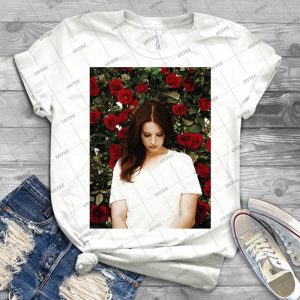 Lana Del Rey-Roses - Gift Idea Shirt For Men Tee For Women Classic Retro Vintage Graphic T-Shirt