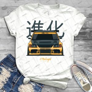 Lancer Evo Ix - Yellow - - Best Unisex Trending Handmade T-shirt Gift Idea For Men T-shirt For Woman