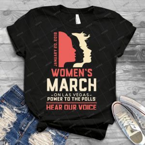 Las Vegas Women S March 2018 - Power The Polls - - Best Unisex Trending Handmade T-shirt Gift Idea For Men T-shirt For Woman