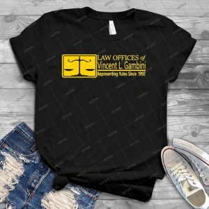 Law Offices Of Vincent L- Gambini 26 - Vintage Men's Shirt Tshirt For Women Classic Handmade Shirt Retro Graphic Tee