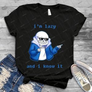 Lazy And I Know It - Vintage Men's Shirt Tshirt For Women Classic Handmade Shirt Retro Graphic Tee
