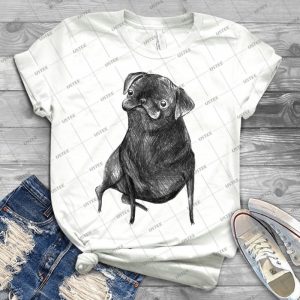 Le Carlin Noir - Best Unisex Trending Handmade T-shirt Gift Idea For Men T-shirt For Woman