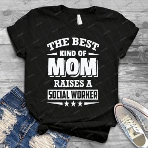 Le Meilleur Type De Maman Soulã¨ve Un Travailleur Social - Vintage Men's Shirt Tshirt For Women Classic Handmade Shirt Retro Graphic Tee