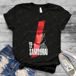 Le Samourai - Alain Delon 61 - Vintage Men's Shirt Tshirt For Women Classic Handmade Shirt Retro Graphic Tee