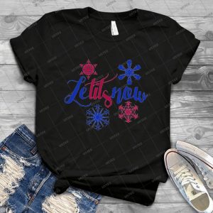 Le Tits Now Let It Snow - Vintage Men's Shirt Tshirt For Women Classic Handmade Shirt Retro Graphic Tee
