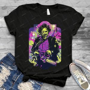 Leatherface 13 - Vintage Men's Shirt Tshirt For Women Classic Handmade Shirt Retro Graphic Tee