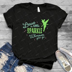 Leave A Little Sparkle Wherever You Go 33 - Vintage Men's Shirt Tshirt For Women Classic Handmade Shirt Retro Graphic Tee