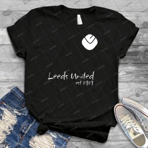 Leeds United-Est1919 White - Best Unisex Trending Handmade T-shirt Gift Idea For Men T-shirt For Woman